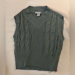 Sincerely Jules Green knitted vest